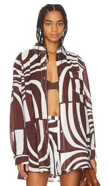 SNDYS. Set Heather Cotton Brown Size US 2